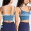Wholesale Womens Clothing Custom Workout Wear Sexy Halter U back Sports Top High Elastic V-neck Gym Fitness Yoga Bra Sports Bra