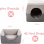 2024 Hot selling Winter Warm Dog and Cat Nests, Small and Medium sized Dog Mats, Anti Dirt and Cold Pet Supplies