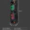 ZQS8221 deep bass sound 40W power dual 8 inch wireless party speaker with mic with colorful light