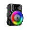 ZQS8147  active 16W power 1800MAH battery capacity speaker  single 8 inch bluetooth speaker