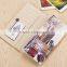 Stock Wholesale 30 Colors Scenic Scrawl Printing PU Leather Hasp Wallet