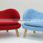 replica fiberglass material elegant grace cashmere Finn Juhl Pelican Chair with solid wood frame