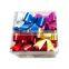 PET Butterfly Ribbon Tie Bow with Royal Blue Metallic Shinny Color