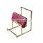 Polished Gold Wallet Display Stand, Metal Wallet Display Rack