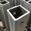 Galvanized square pipe column