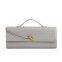 Trendy Messenger Bag With Single Strap – Solid Color Vintage Leather for Shopping And Travel