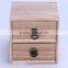 custom two layers of wooden storage box