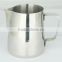stainless steel milk pitcher 400ml mirror polishing
