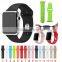 For Apple Watch Band Silicone 38mm ,With Connector Adapter For Apple Watch Sport Strap 42mm ,For Apple Watch link Bracelet