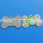 Custom Printing Flower Epoxy Coated Metal Heart Round/Heart/Bone Shaped Laser Engraved Logo Backside