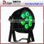 Outdoor lighting 7pcs 12W 6 in1 LED Waterproof PAR Light/ RGBWAUV LED outdoor Light waterproof led par