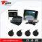Car anti-collision parking sensor system with 5 inch LCD monitor display