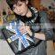 hot sale fashion women uk flag bag with stud