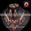 Euro-US Fashion Jewelry Sets Punk Style Necklace Bracelet Earrings Ring Bridal Four sets