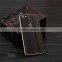 2 in 1 wood sticker phone case metal bumper cover for iphone 6 6s 4.7