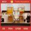 Water drop shaped insulated double-layer glass cup