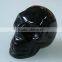 Semi precious stone obsidian skull carving