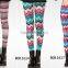 cheap piece in stock Custom gym China supplier fashion printed yoga and sport fitness sexy leggings for women