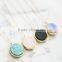 Double Sided Semi Precious Pendant Necklace