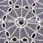 netting cotton threads embroidery flower patterns lace fabric