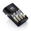 2016 EBL New Design Fast Universal Battery Charger With Rechargeable Battery