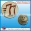 High quality custom black badge metal pin badge 60 anniversary badge for souvenir