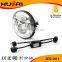 High lumen 4x4 accessories, 7 Inch Car LED Projector Headlight DOT Approved Round Head Light with Halo ring for JK