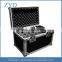 High Quality Durable Aluminum Music Instrument Flight Case For 20 Microphones and Accessories ZYD-HZMfc022