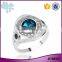 One dollar shop fashion jewelry crystal rhinestone zin alloy ring for girls