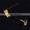 Gold plated zinc alloy multifunctional rhinestone full jewelled China wholesale scarf clip brooch