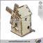 Piano and House Shape Wooden Puzzle Music Box