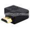 General design 90 degree right angle adapter HDMI male to HDMI female adapter with high quality