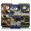 2015 New Marine Camo leather case for Samsung galaxy S6 edge plus