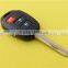 Keyless entry 2+1 button smart key remote shell cover fob case for Toyota car key TOY43