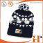 Fashion winter heavy knitted beanie hat for girls whole sale price