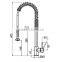 Watermark High Quality DR Brass Spring Pull Out Kitchen Faucet 11S-206