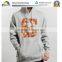 Custom print logo fashion man hoody fleece
