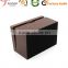 Luxury piano finish high quality wood cosmetic box gloss varnish