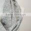 Floral Print Spring Infinity Loop Scarf With Lace Edged