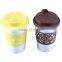 2016 Promotional wholesale custom shape silicone pvc coffee cup lid