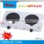 ELECTRIC HOT PLATE DOUBLE BURNER 2000W