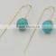 New Stlyle of Artifical Malachite and Various colour Turquoise Ball Earring