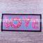 Fox racing logo patches embroidered iron on fabric sublimation printed patches
