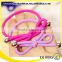small quantity knot hair bows girls elastic hair band with beads