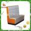 furniture restaurant white leather circle night club booth sofa