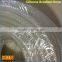 6.4mm Transparent Braided Food Grade Silicone Hose medical hose, FDA silicone hose