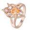 Fashion Jewelry Women Delicate Inlay Nice Zircon Party Ring for Birthday Gift