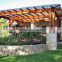 recycled backyard outside hollow composite wood decking wpc waterproof decking pergola