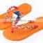  shoes wholesale cotton fabric ladies colorful flip flops EVA shoes
