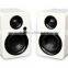 Powered Stereo Bluetooth 4.0 Bookshelf Speaker with 1inch Tweeter and 4 inch Bass peaker for Home Wood Multimedia Audio System